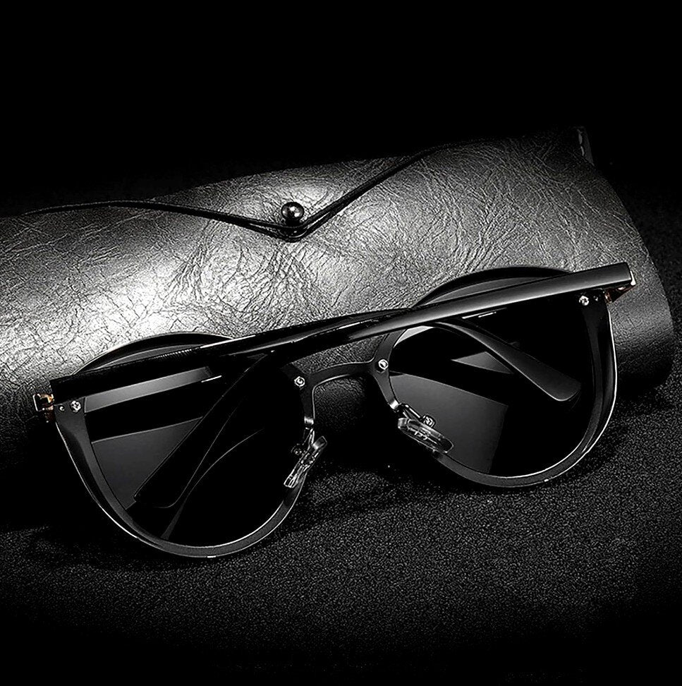 Poliarizuoti akiniai nuo saulės moterims T36 juodi