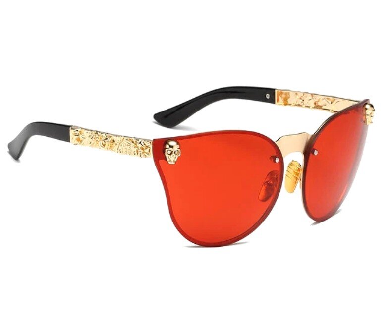 Poliarizuoti akiniai nuo saulės moterims T54 raudoni