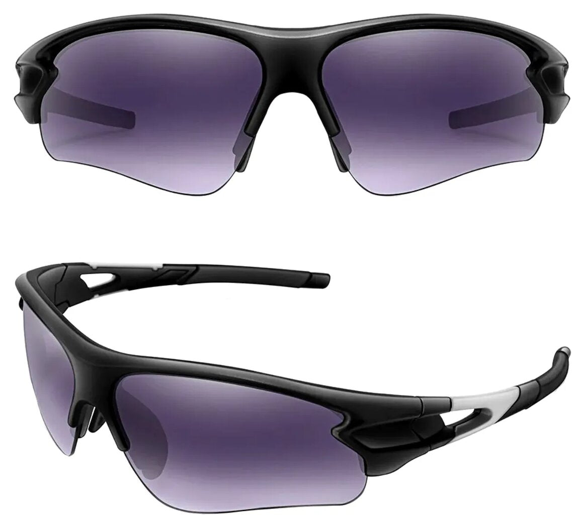 Poliarizuoti sportiniai akiniai nuo saulės vyrams B10 juodi