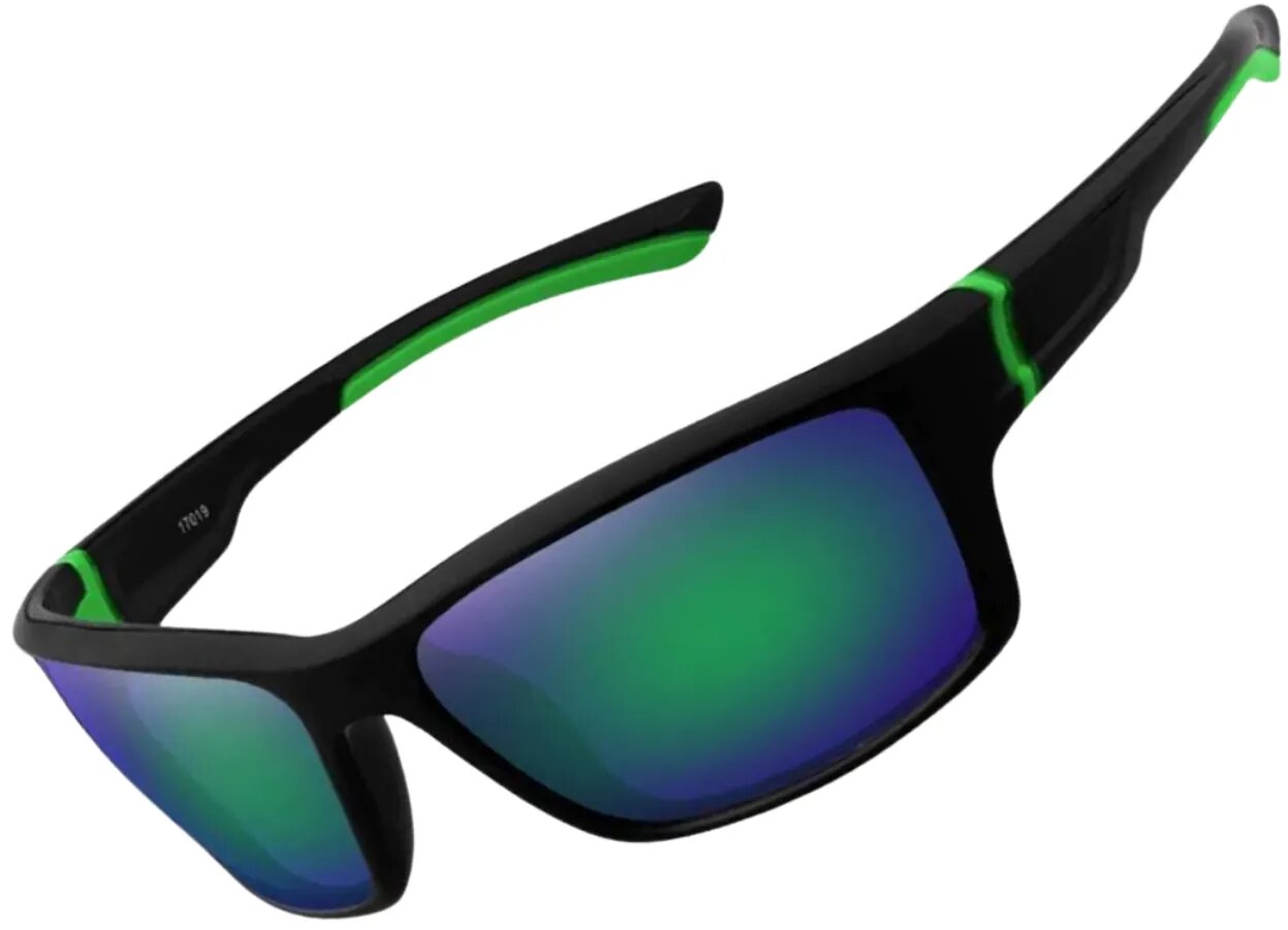 Poliarizuoti sportiniai akiniai nuo saulės vyrams B43 žali