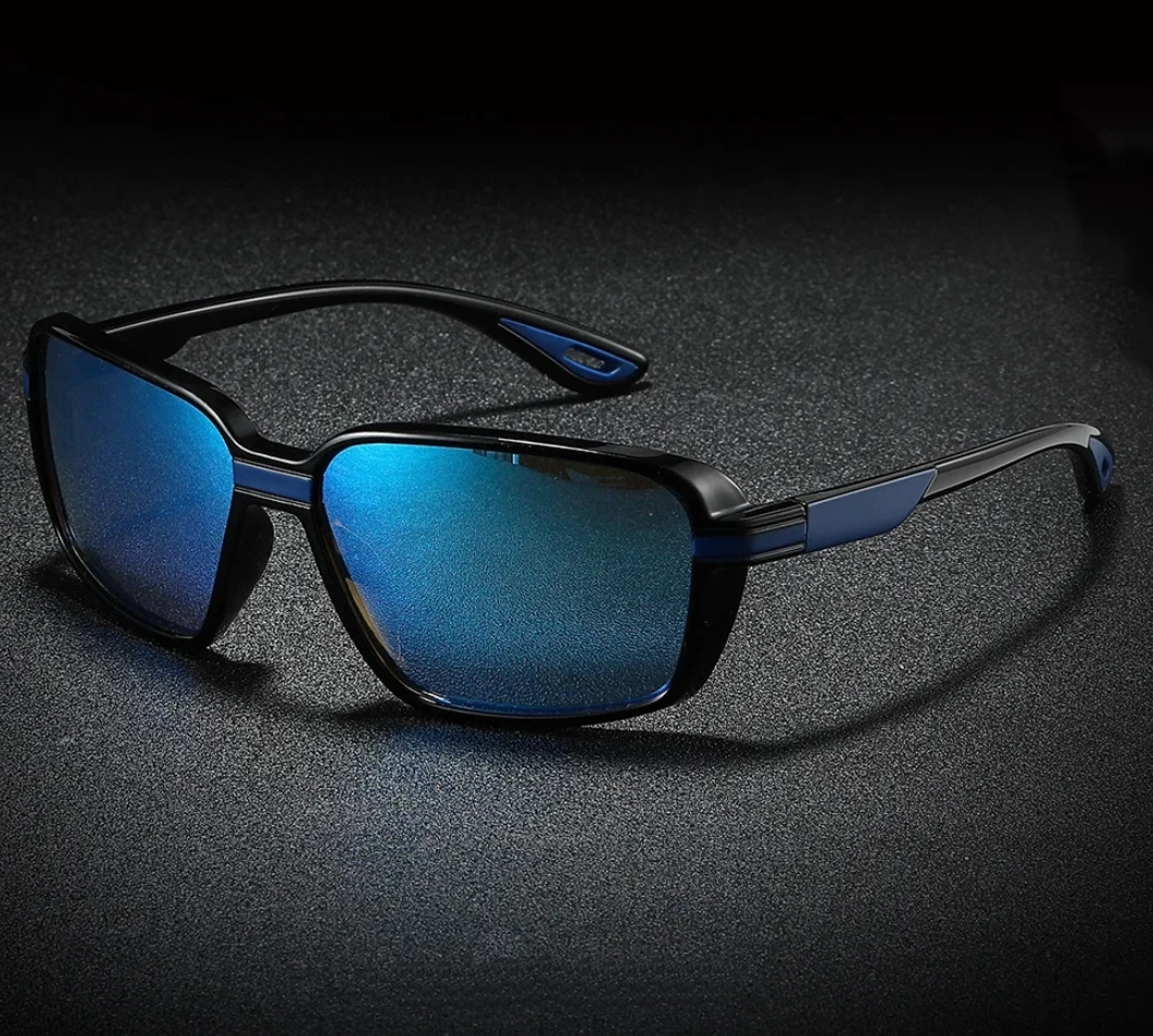 Poliarizuoti sportiniai akiniai nuo saulės vyrams F31, mėlyni