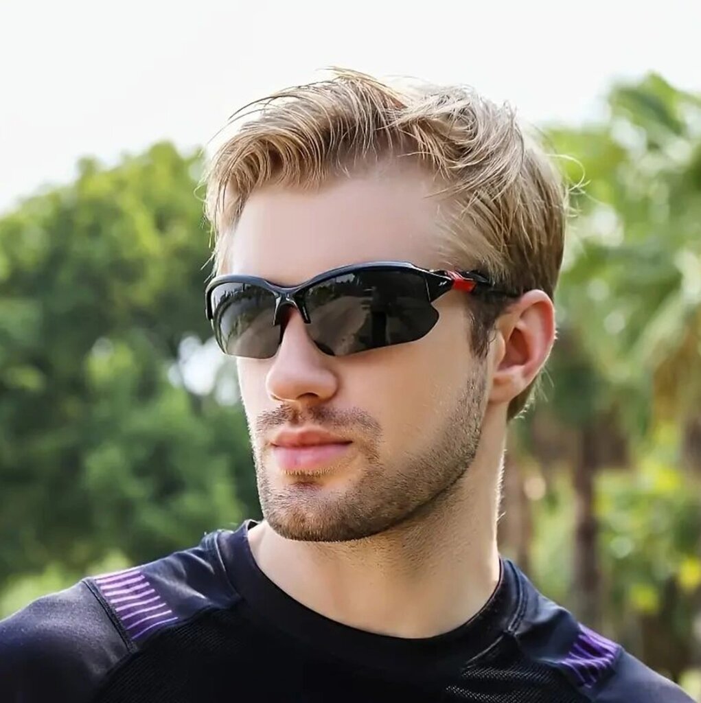 Poliarizuoti sportiniai akiniai nuo saulės vyrams T16