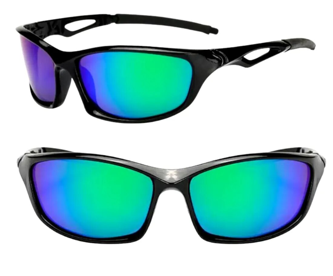Poliarizuoti sportiniai akiniai nuo saulės vyrams T83 žali