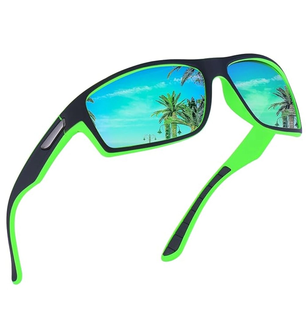 Poliarizuoti sportiniai akiniai nuo saulės vyrams Y81 žali