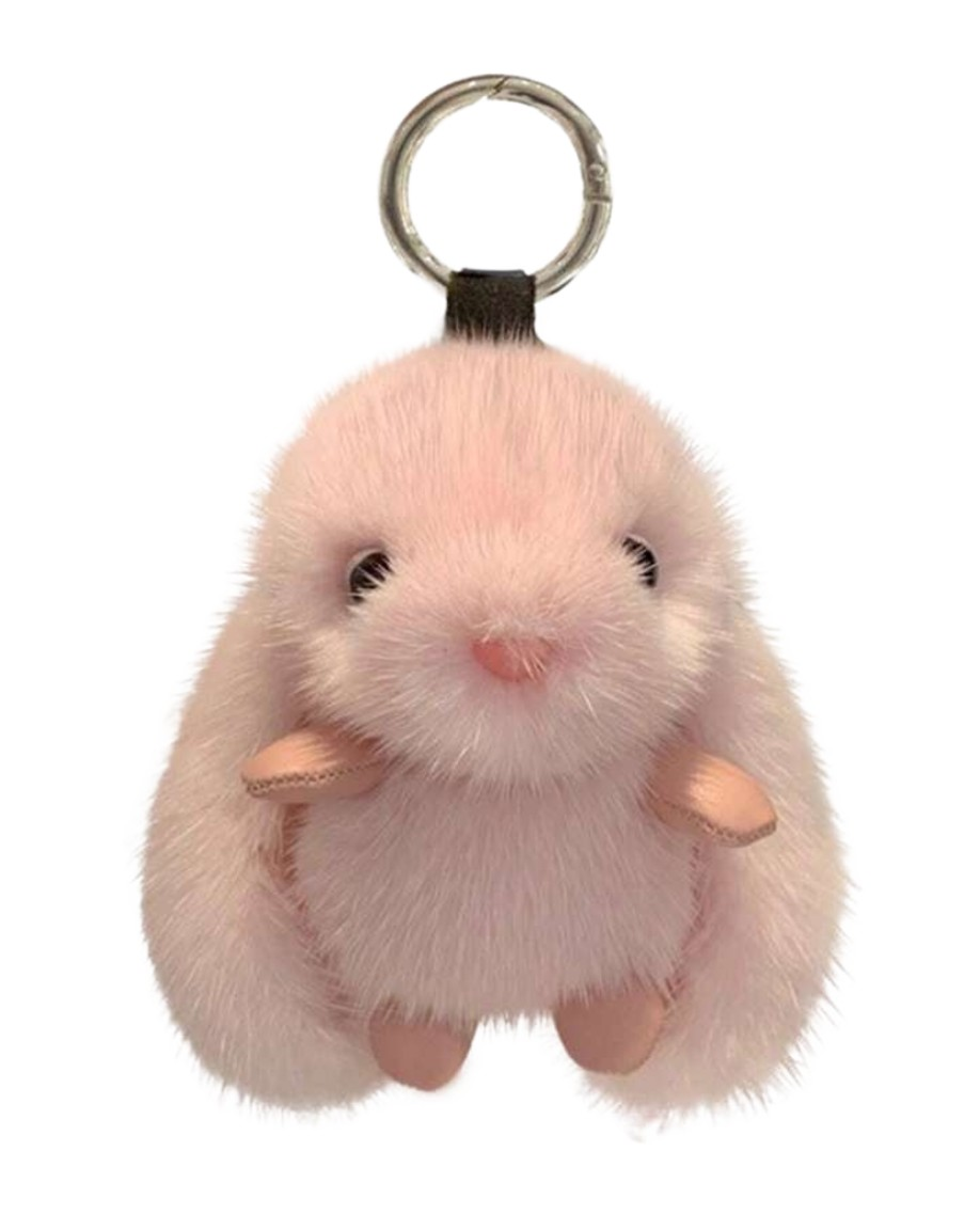 Raktų pakabukas - kiškis T13, rožinis