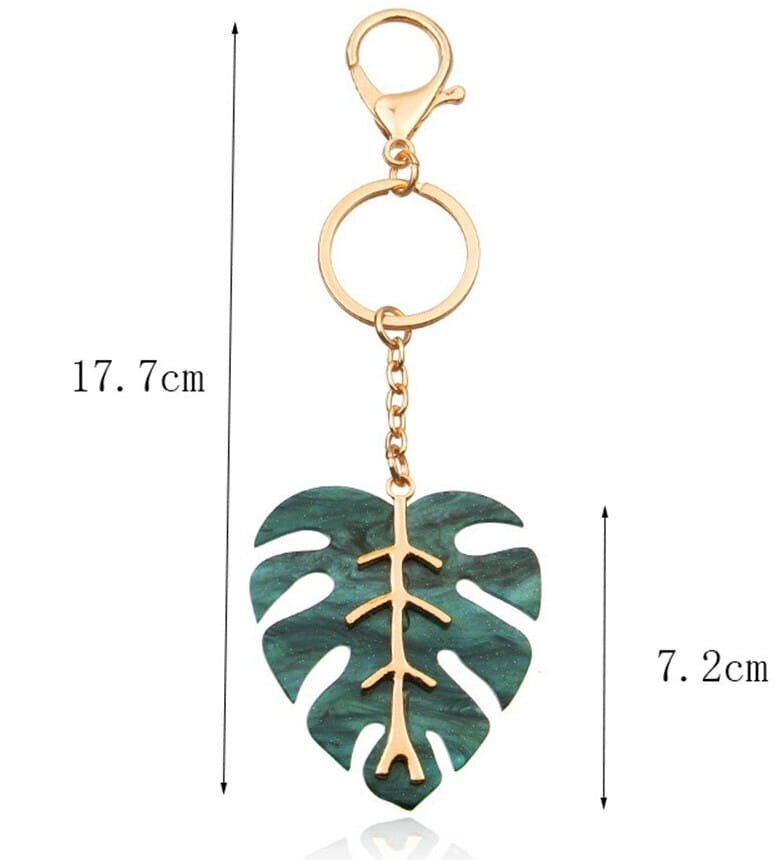 Raktų pakabukas, žalias