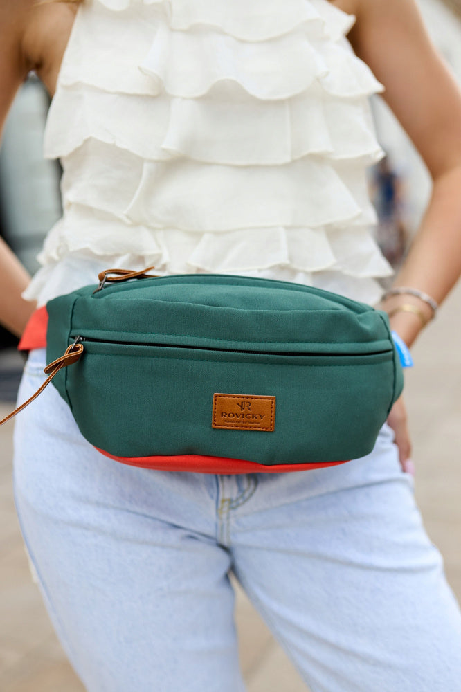 Rankinė moterims/ juosmens krepšys Rovicky L15, žalia R45