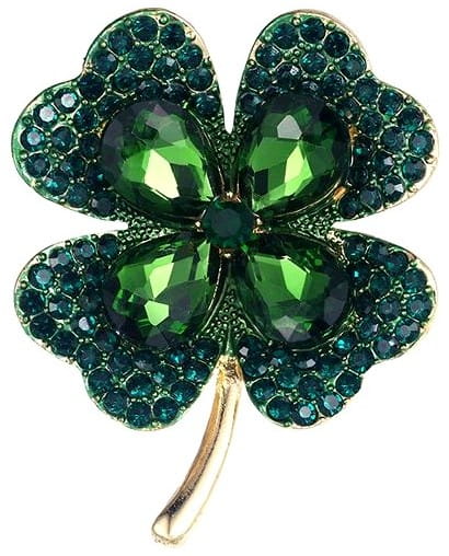 Sagė keturlapis dobilas, auksinė