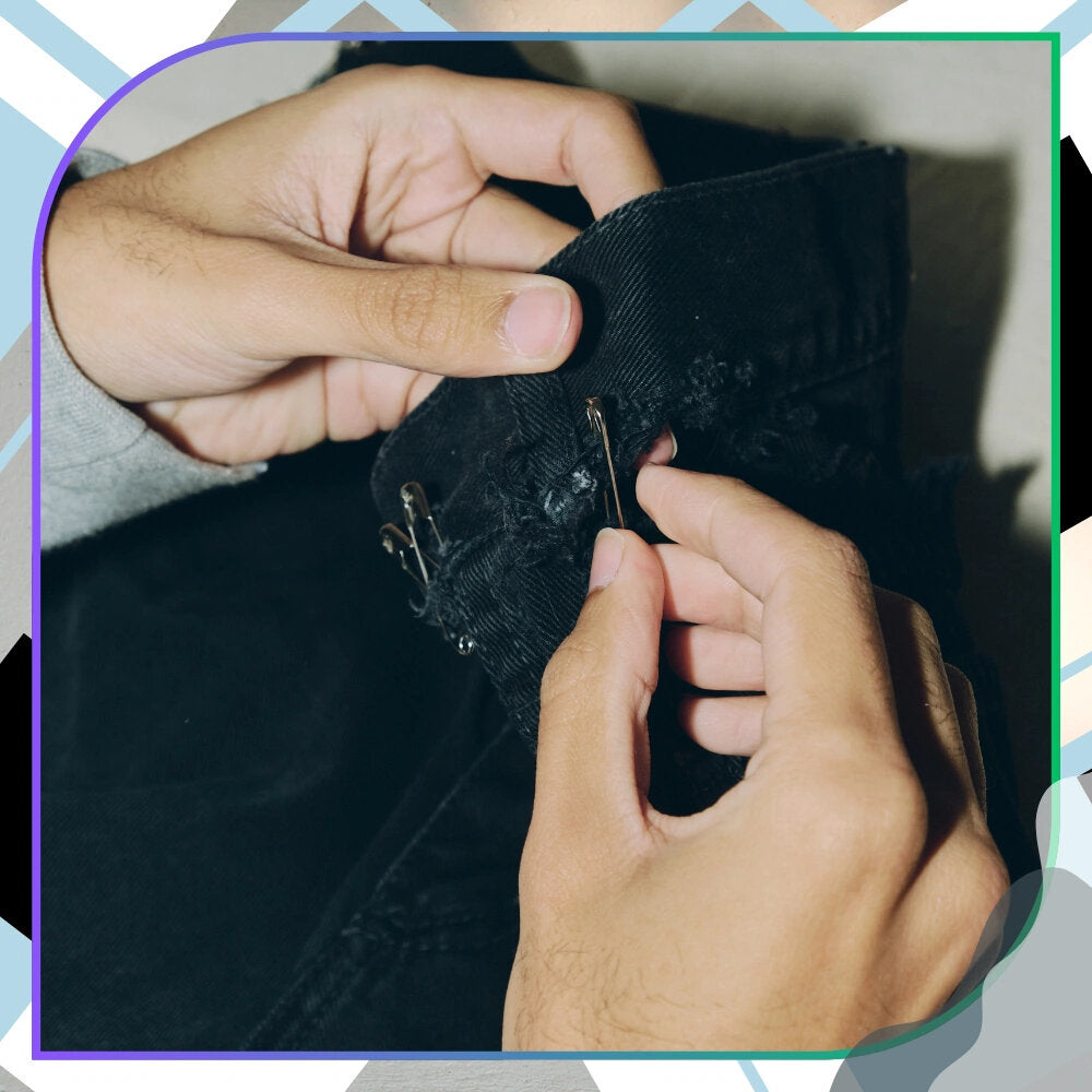 Siuvimo žiogeliai, 50 vnt., 28 mm, sidabriniai