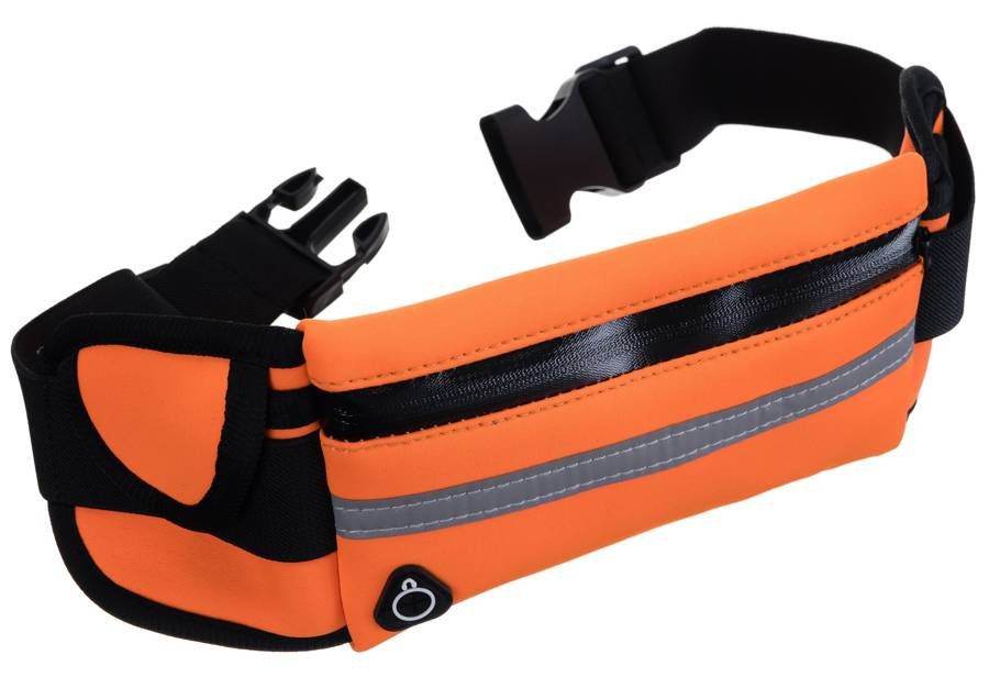 Sportinis juosmens krepšys, oranžinis R17