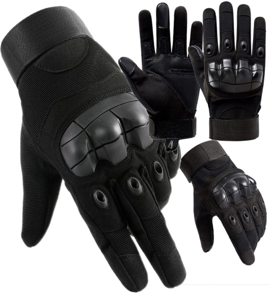 Taktinės vyriškos pirštinės AE59 juodos