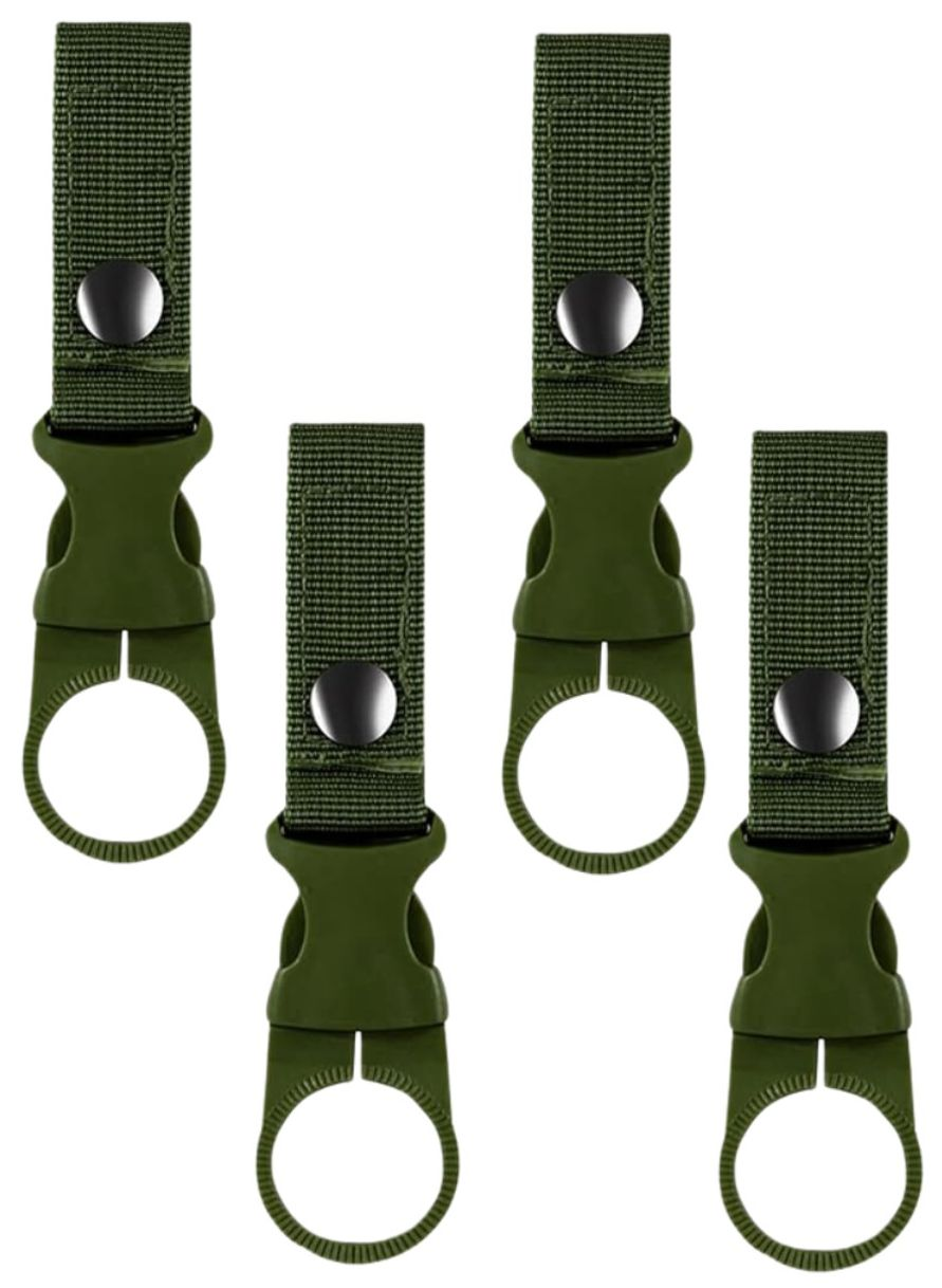Taktinis butelio laikiklis diržui 4vnt. M8, žalia