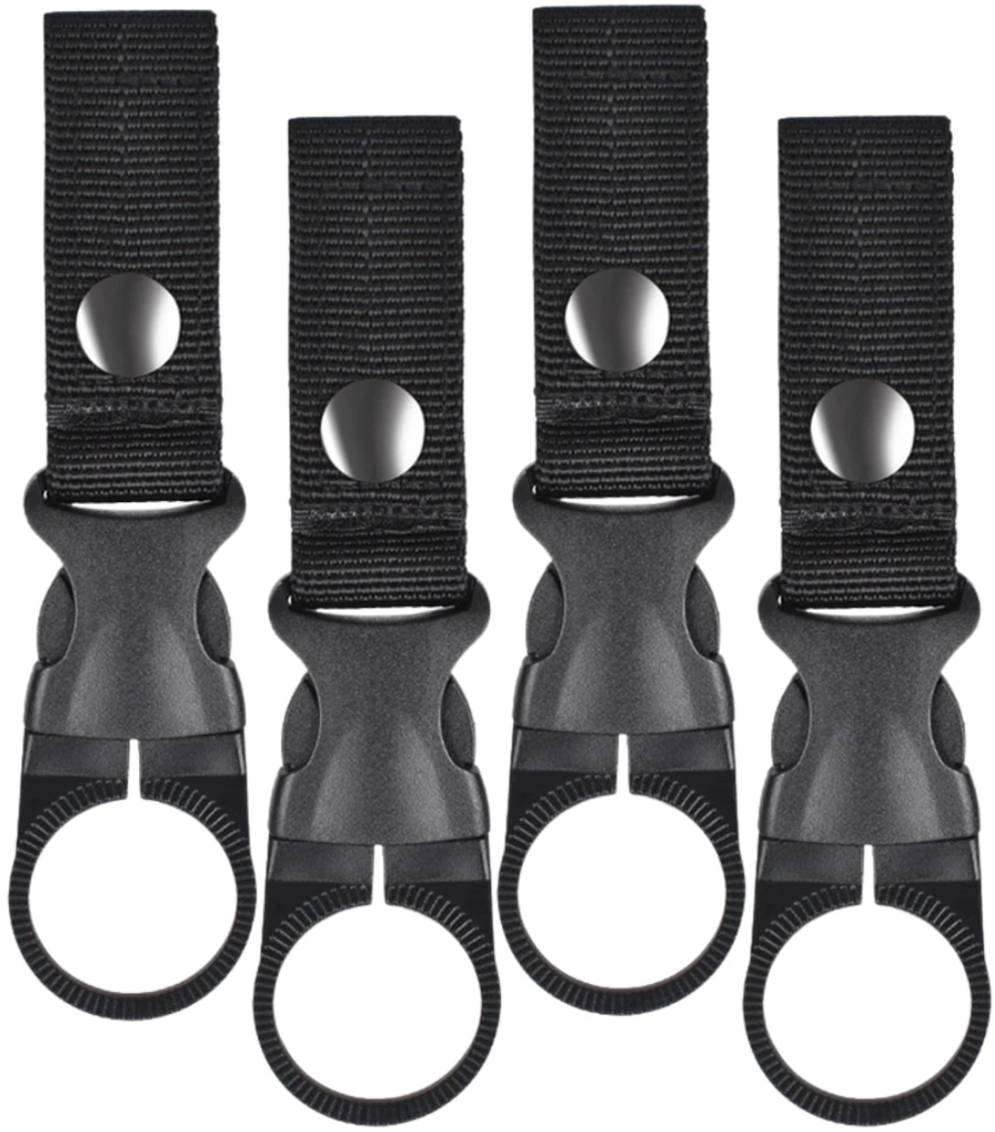 Taktinis butelio laikiklis diržui 4vnt. M9, juoda