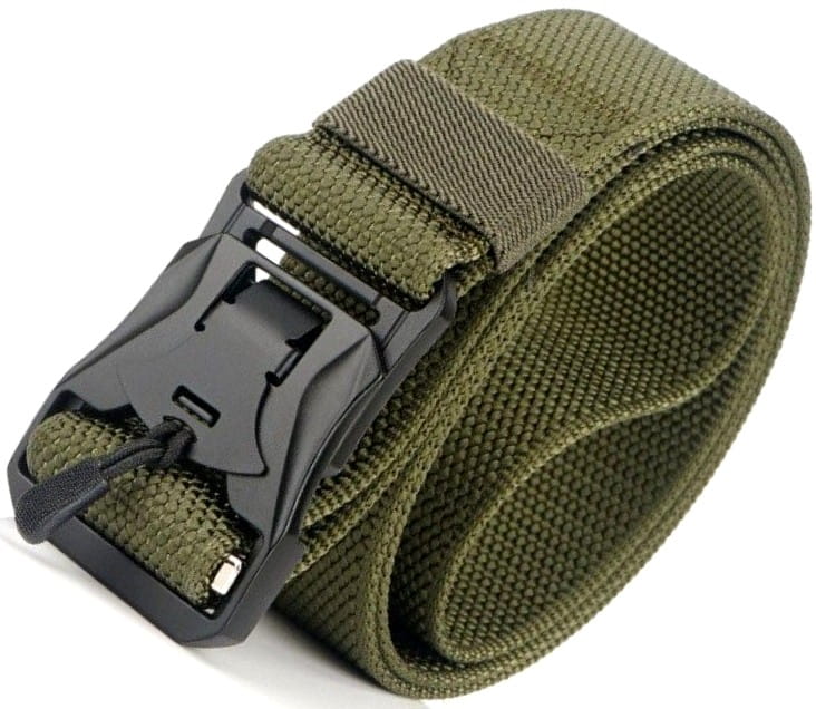 Taktinis diržas vyrams H106, žalios spalvos