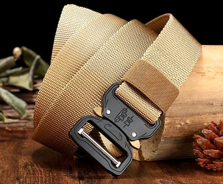 Taktinis diržas vyrams H109, smėlio spalvos