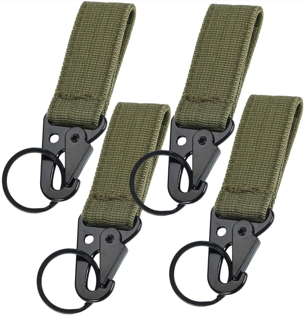 Taktinis raktų pakabukas 4vnt. M12, žalia