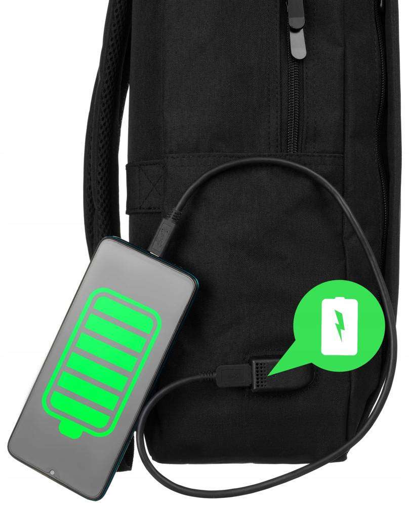 Talpi kelioninė kuprinė Peterson 02, juoda