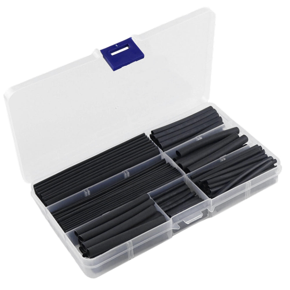 Termokurčiamų vamzdelių rinkinys su dėklu, 140 vnt.