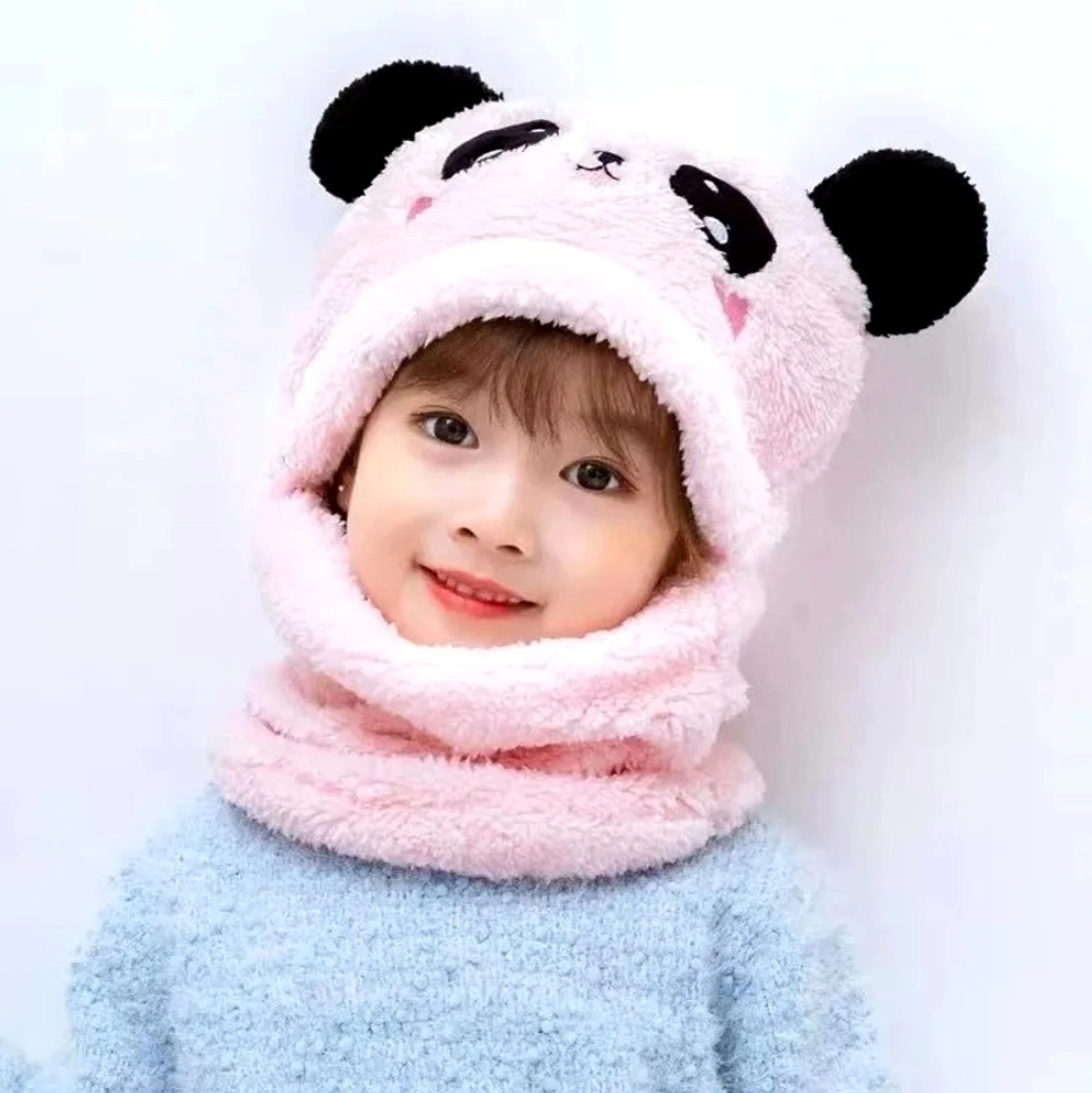 Vaikiška žieminė kepurė S124, rožinė