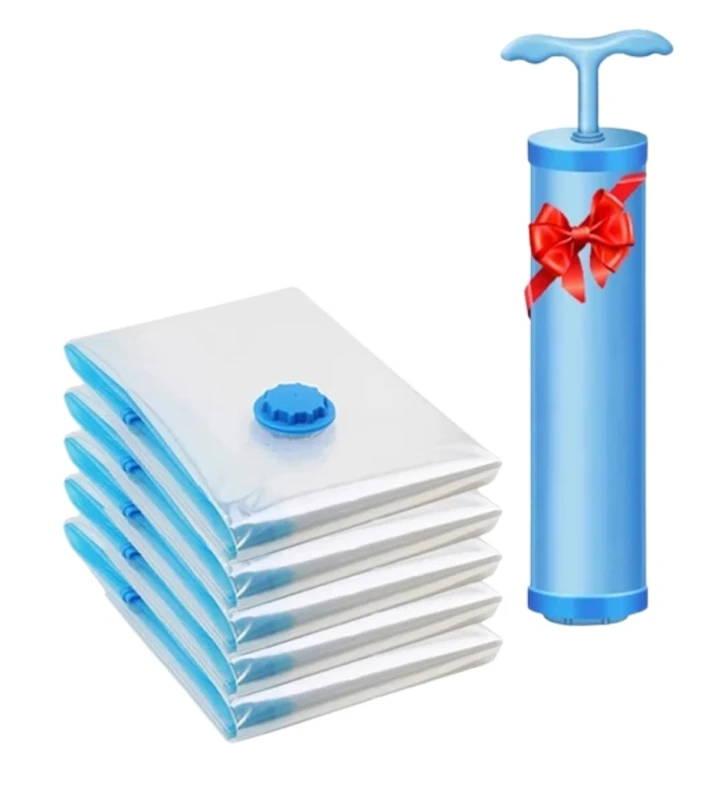 Vakuuminiai maišai su pompa 5 vnt 40 x 60 cm P14