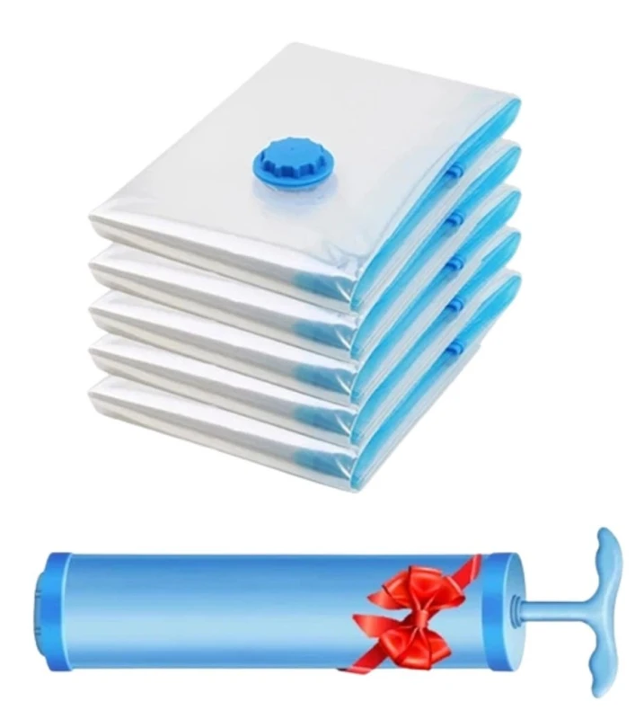 Vakuuminiai maišai su pompa 5 vnt 40 x 60 cm P14