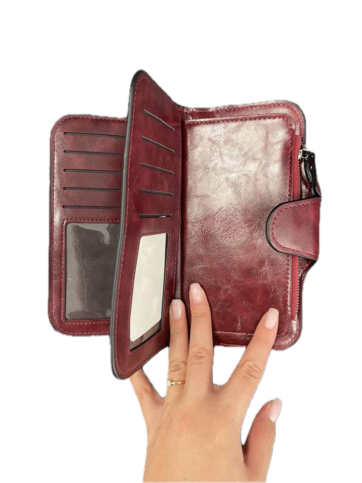 Piniginė moterims C22-1, bordo D945