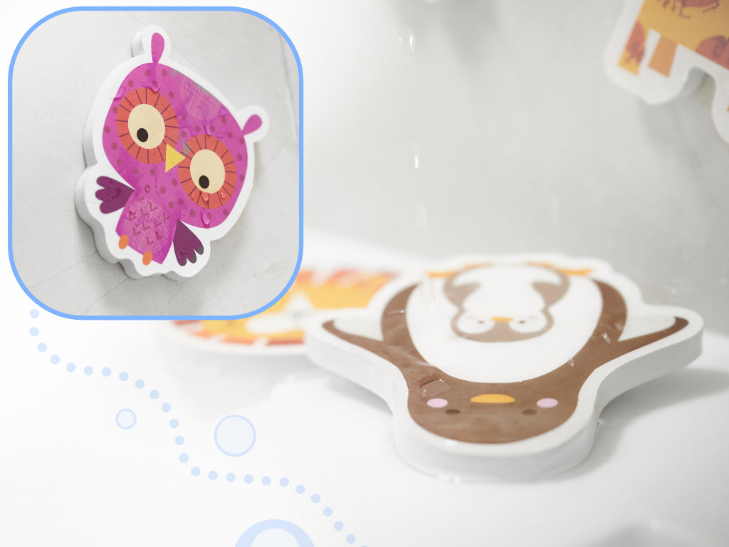 Vonios lipdukai su gyvūnais vaikams