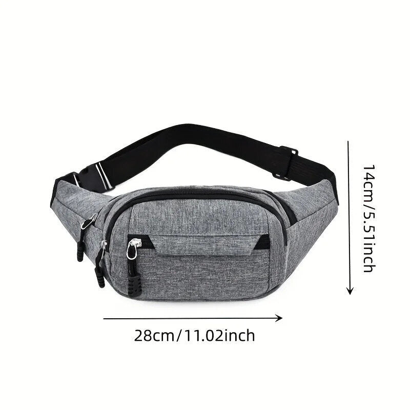 Vyriška juosmens rankinė T119, tamsiai pilka R231