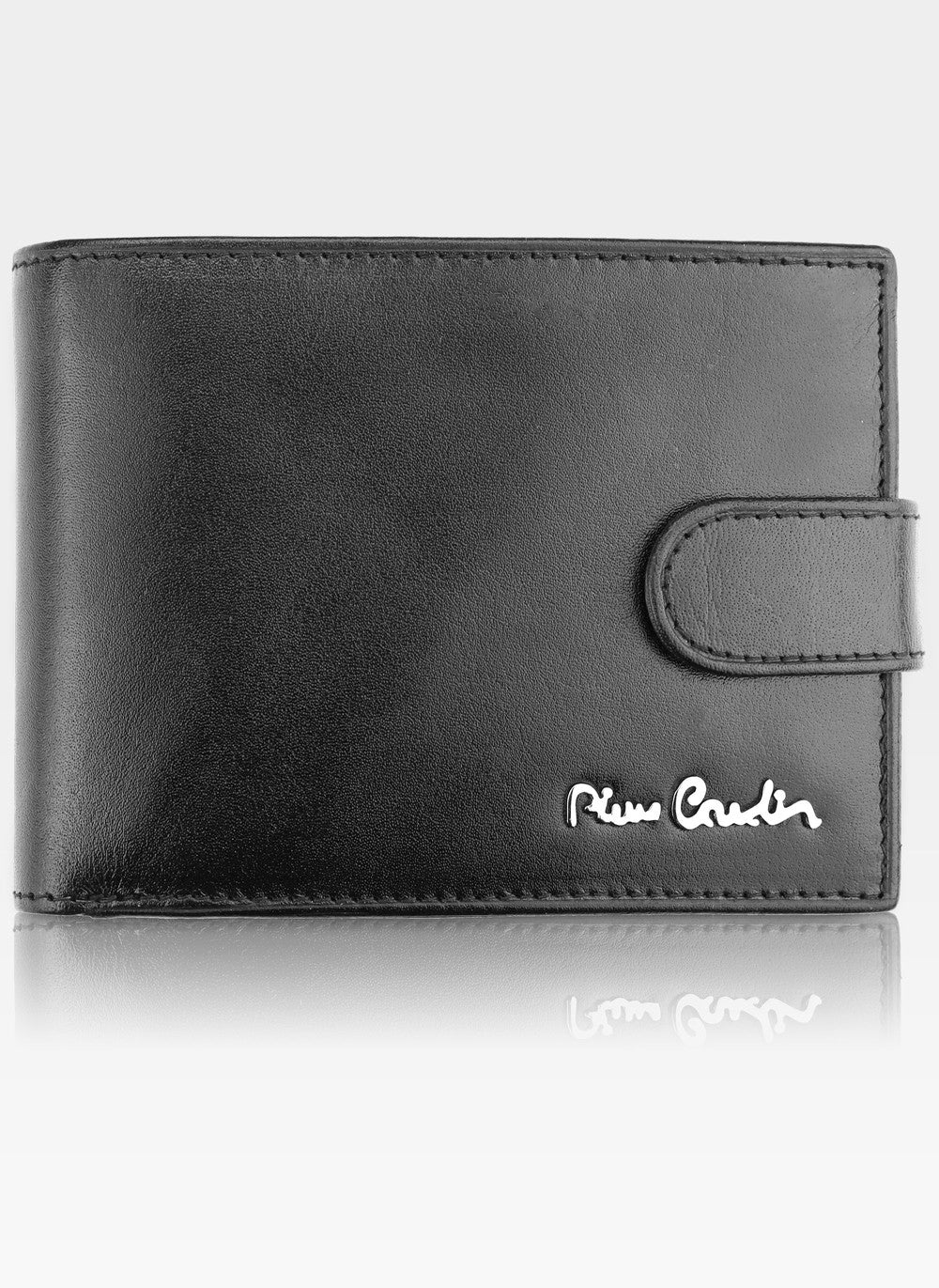Vyriška odinė piniginė Pierre Cardin 520.1 8806A, juoda S477