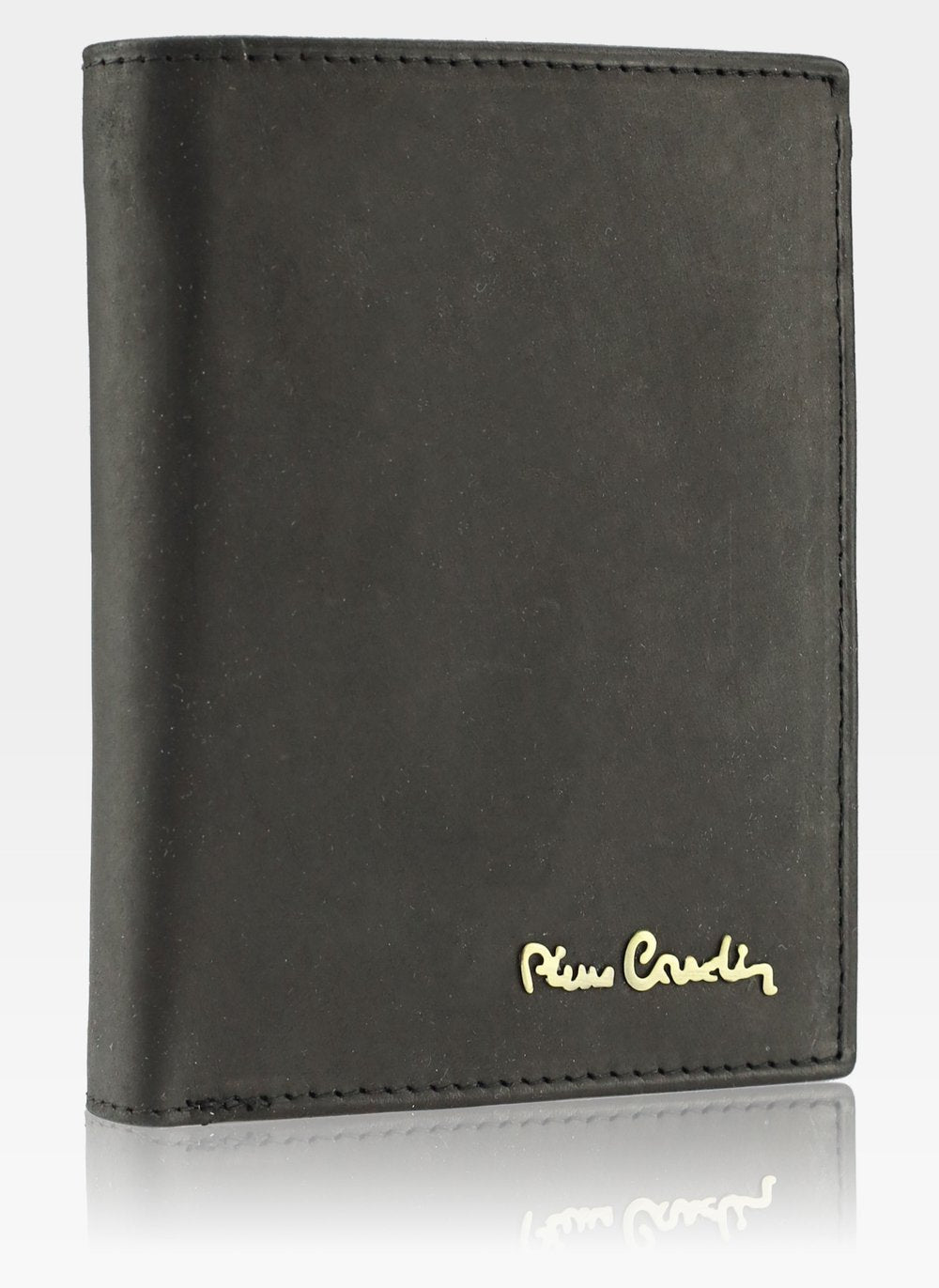 Vyriška odinė piniginė Pierre Cardin Tilak28 326 juoda su RFID apsauga S453