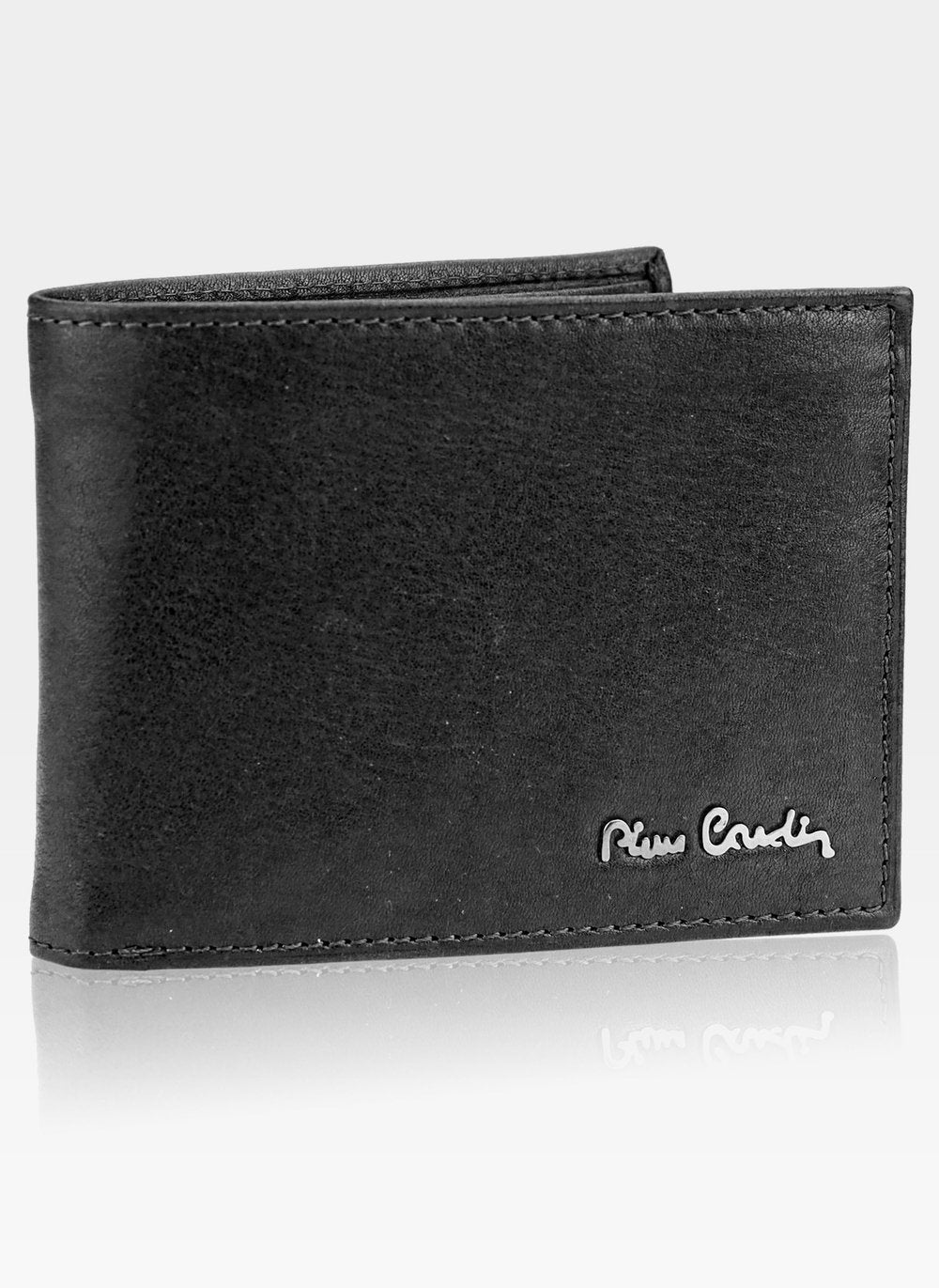 Vyriška odinė piniginė Pierre Cardin Tilak50 8805 juoda, su RFID apsauga S442