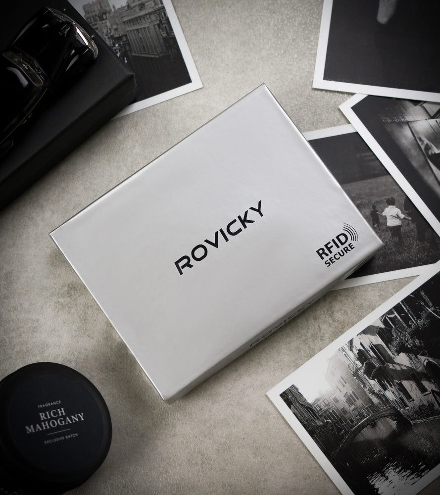 Vyriška odinė piniginė Rovicky RV106 S418