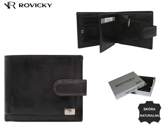 Vyriška odinė piniginė Rovicky RV119 S404