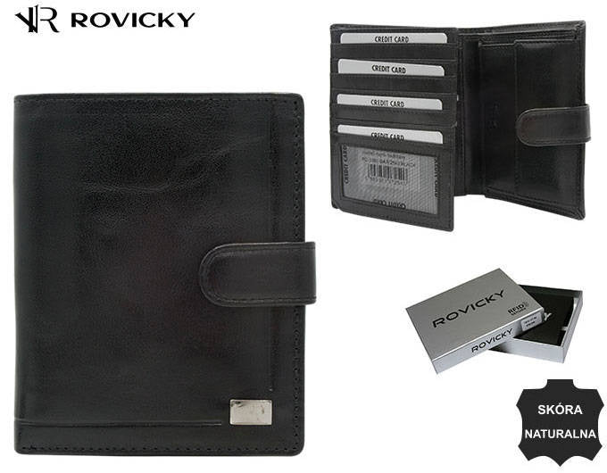 Vyriška odinė piniginė Rovicky RV121 S401