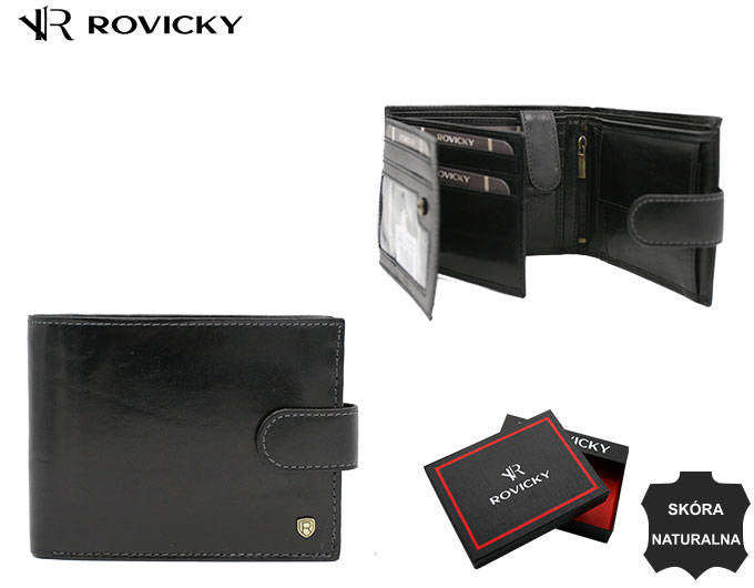 Vyriška odinė piniginė Rovicky RV142 S378