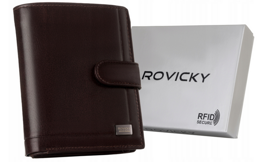 Vyriška odinė piniginė Rovicky RV203 S315