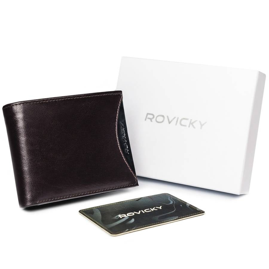 Vyriška odinė piniginė Rovicky RV47 S254