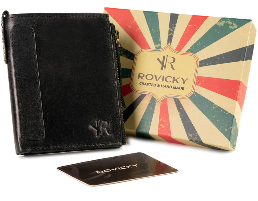 Vyriška odinė piniginė Rovicky RV64 S238