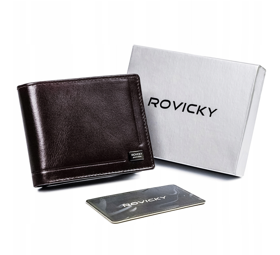 Vyriška odinė piniginė Rovicky RV71 S230