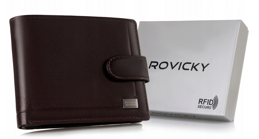 Vyriška odinė piniginė Rovicky RV77 S225