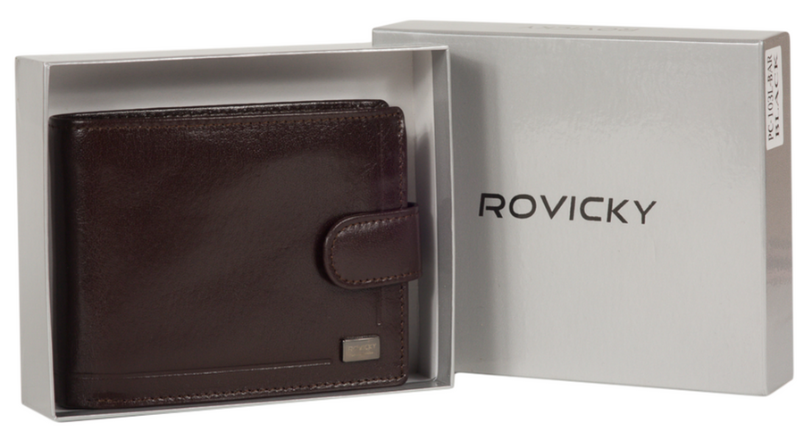 Vyriška odinė piniginė Rovicky RV77 S225