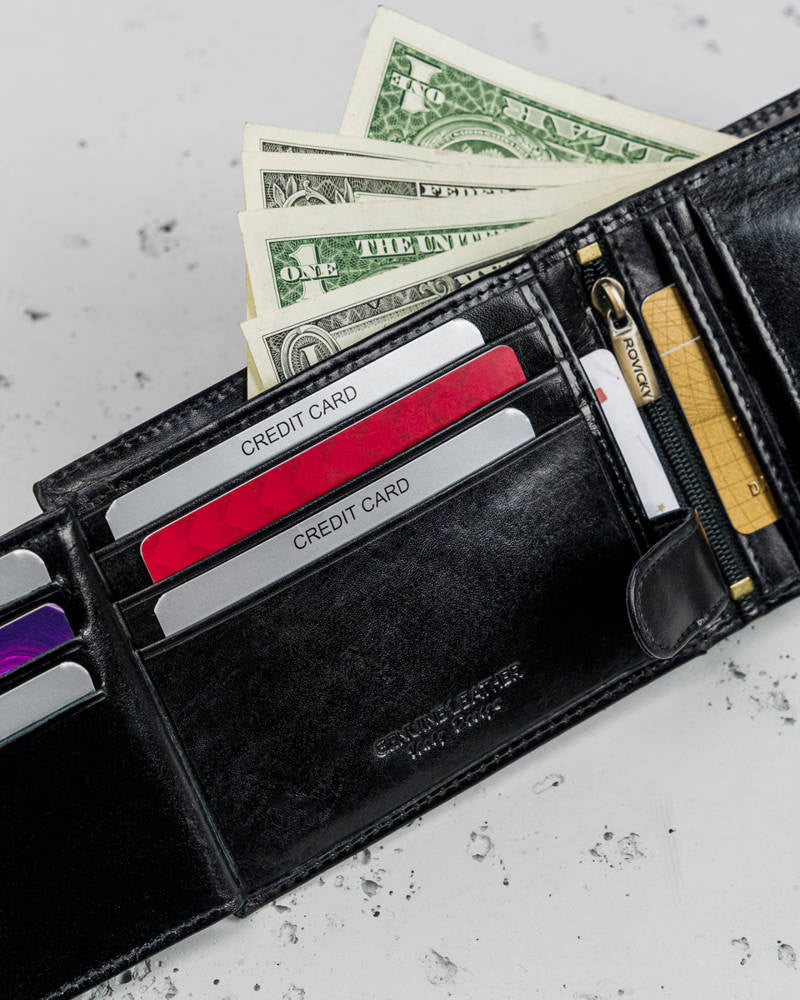 Vyriška odinė piniginė Rovicky RV99 S202