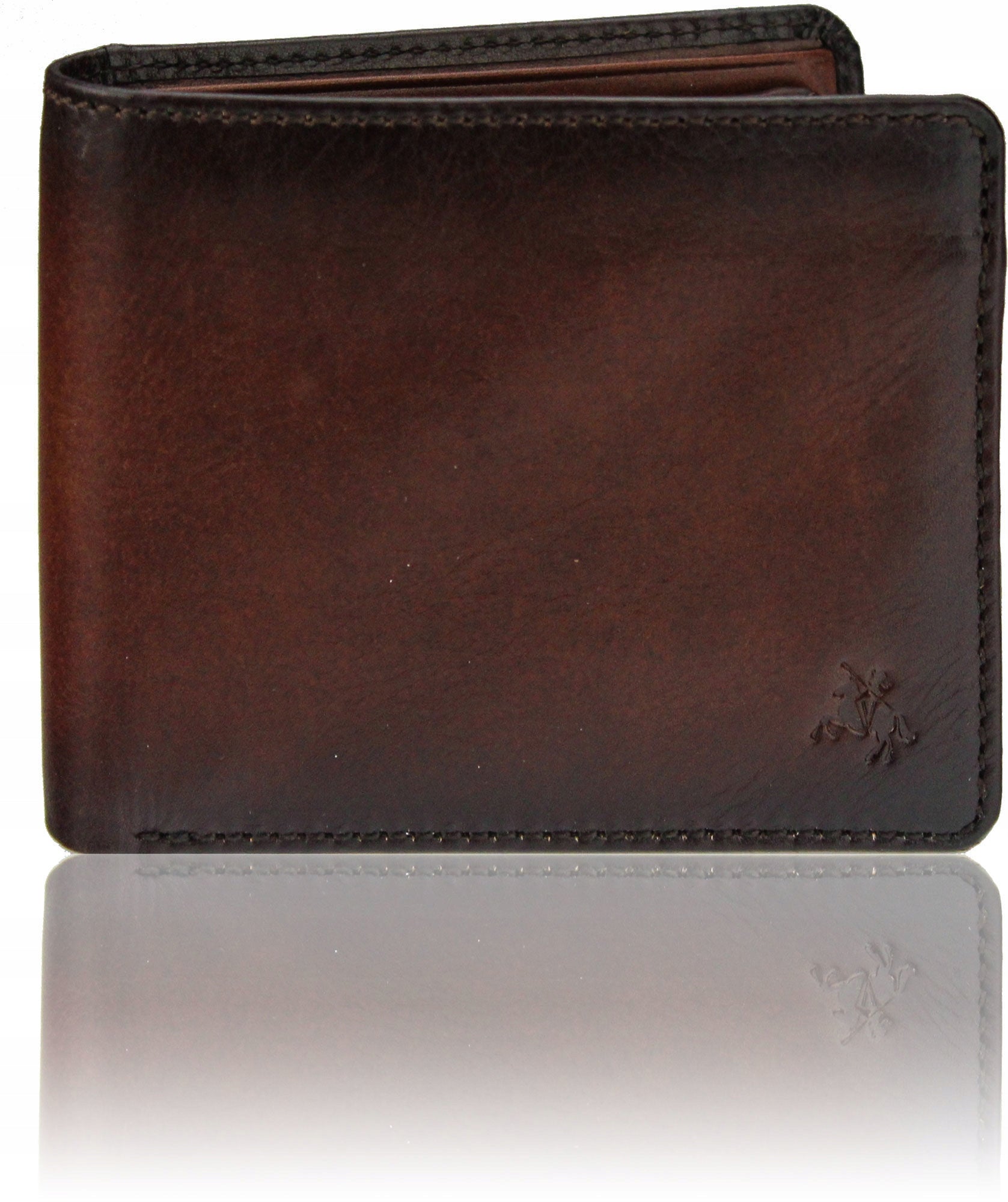 Vyriška odinė piniginė Visconti AT-60, ruda S171