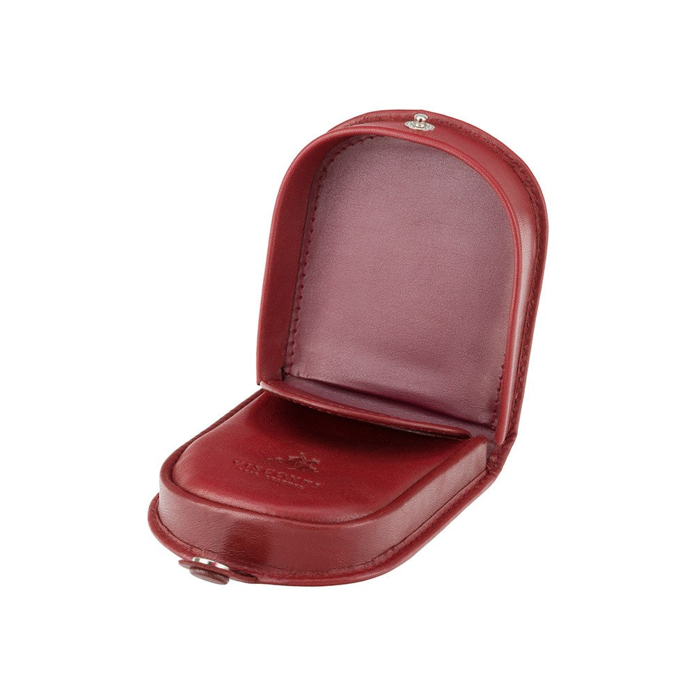 Vyriška odinė pinigine Visconti TRY-5, raudona S490