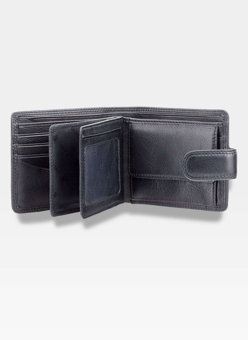 Vyriška piniginė N2, juoda S130