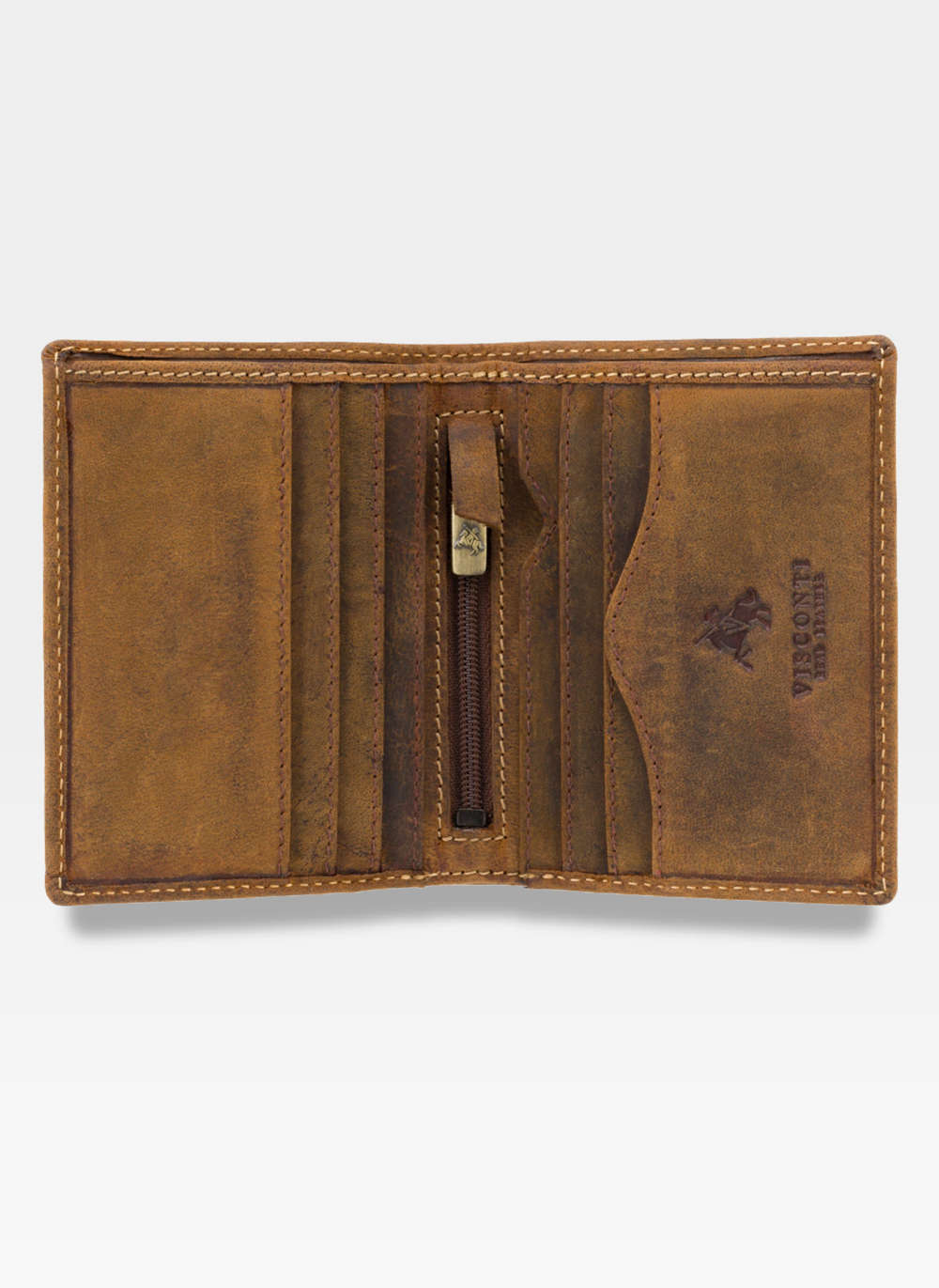Vyriška piniginė Visconti M4, ruda S63