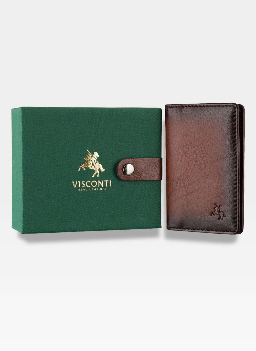 Vyriška piniginė Visconti N8, ruda S52