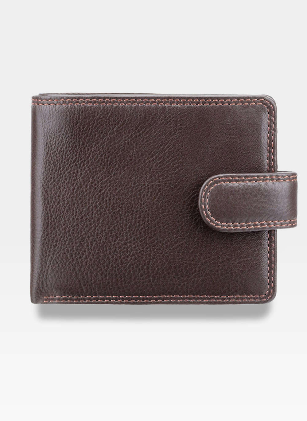 Vyriška piniginė Visconti P9, ruda S41