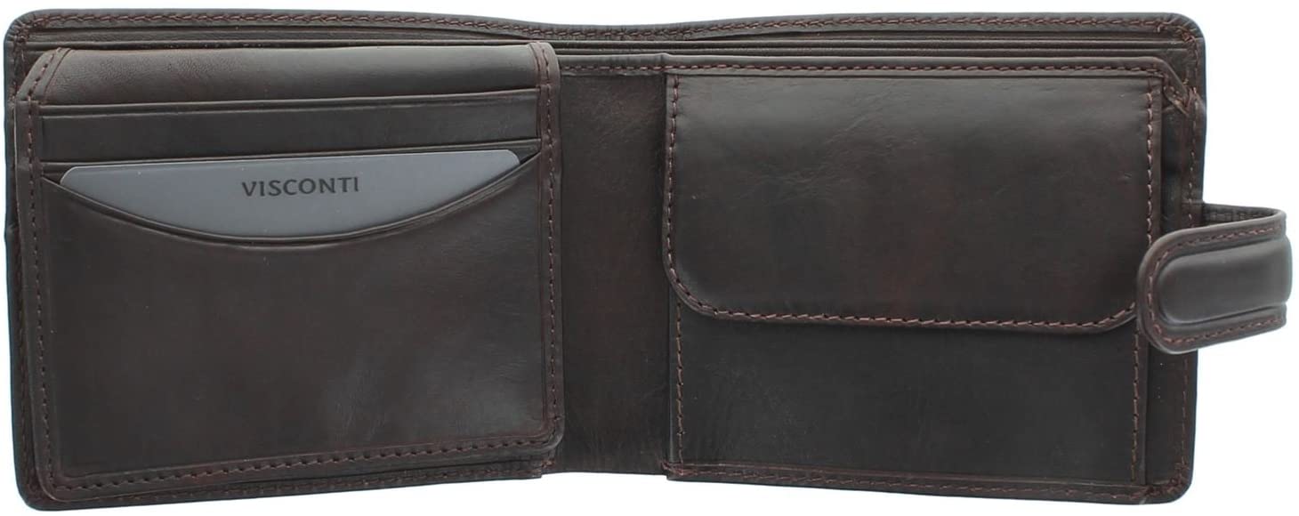 Vyriška piniginė Visconti TSC48, ruda S30