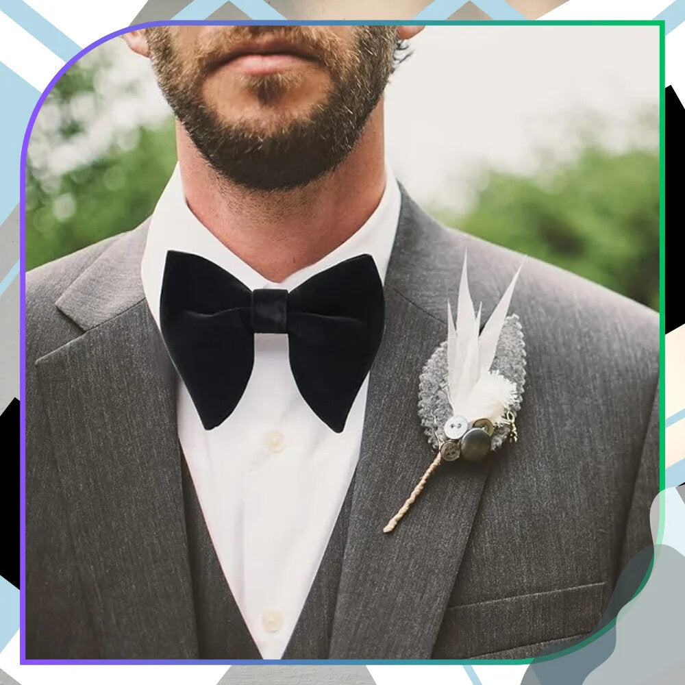 Vyriška varlytė, juoda, aksominė